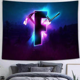 Lofaris Bright Sword Trippy Novelty 3D Printed Wall Tapestry